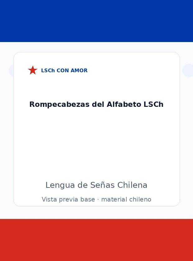 Vista previa de material imprimible de LSCh