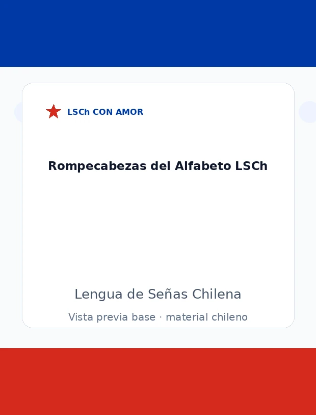 Vista previa de material imprimible de LSCh