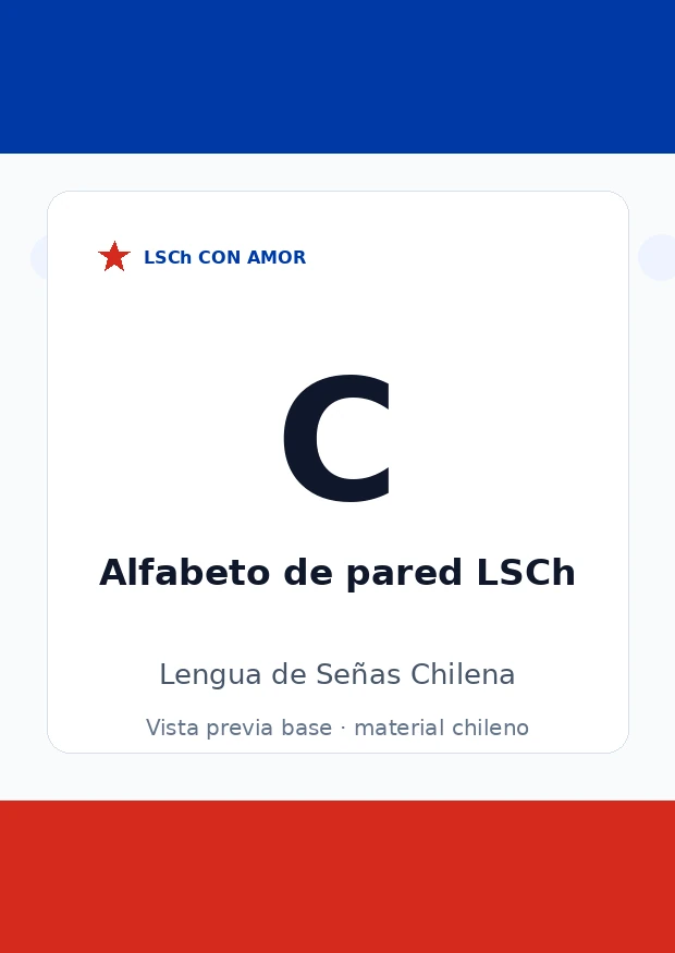 Vista previa de material imprimible de LSCh