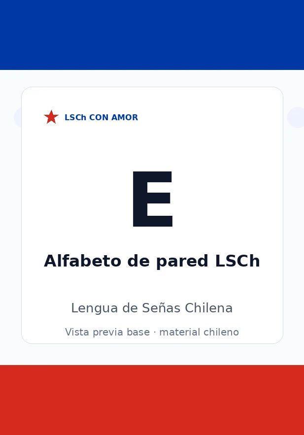 Vista previa de material imprimible de LSCh